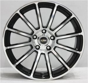 Megatork TORK 536 8.5x18inç 5x114.3 Black Machined Çelik Jant