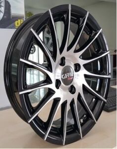 Carre CAR 503 6.5x15inç 5x100 et35 67.1 Black Machined Çelik Jant