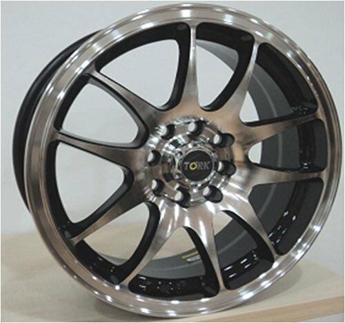 Megatork TORK 804 6.5x15inç 4x100/108 Black Machined ÇELİK JANT