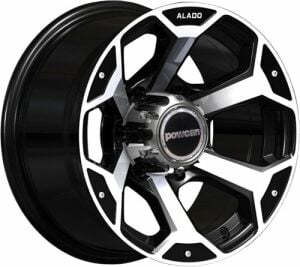 Powcan BK 321 10x15inç 5x139.7  ET -40 Black Machined Çelik Jant