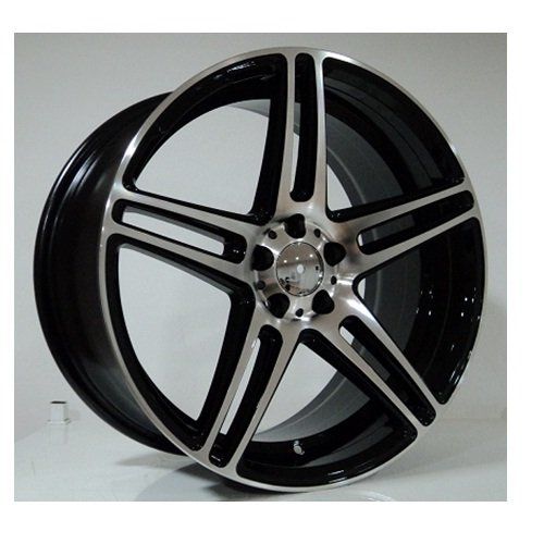 Megatork TORK 3184 8X18inç 5X100 BLACK MACHİNED ÇELİK JANT