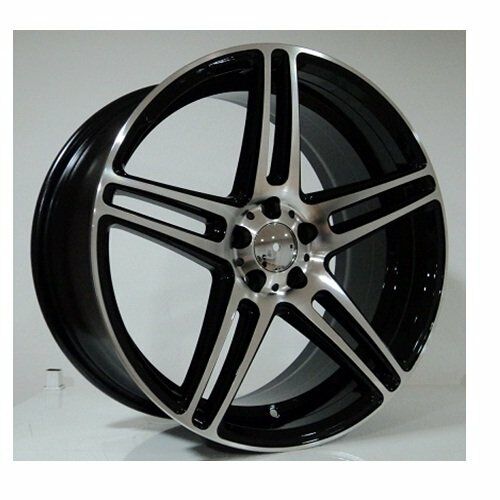 Megatork TORK 3184 8X18inç 5X112 BLACK MACHİNED ÇELİK JANT