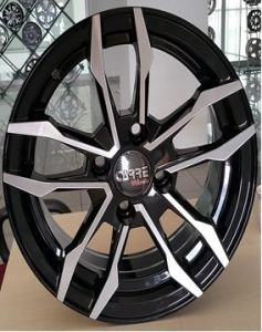 Carre CAR 461 6x14inç 4x100 et35 67.1 Black Machined Çelik Jant