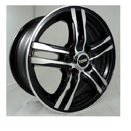 Megatork TORK 392 6X14inç 4X100 BLACK MACHİNED ÇELİK JANT