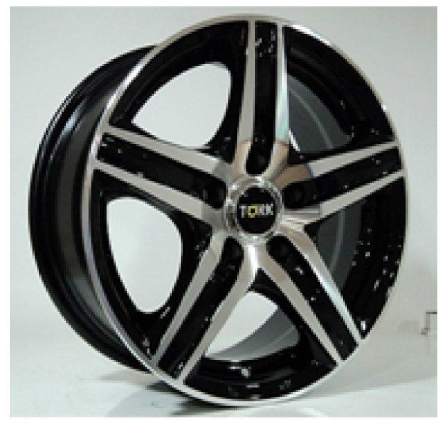Megatork TORK 610 6.5X15inç 5X108 BLACK MACHİNED ÇELİK JANT