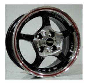 Megatork TORK 6704 5.5X13inç 4X100 BLACK MACHİNED ÇELİK JANT
