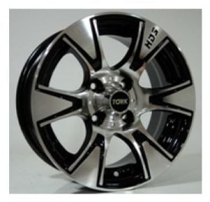 Megatork TORK 6705 5.5X13inç 4X98 BLACK MACHİNED ÇELİK JANT