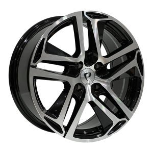 BK 5516 7.5X17İNÇ  4X108 ET28 65.1 BLACK MACHINED XL ÇELİK JANT