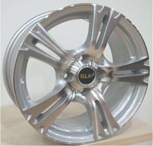 Slk SLK 2011 6x14inç 4x100 Silver Machined Çelik Jant