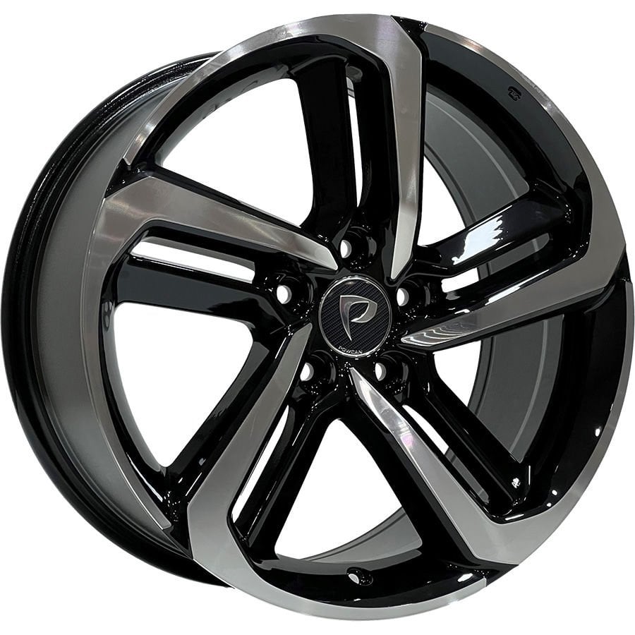 BK 5521 8.5X18İNÇ  5X114.3 ET50 64.1 BLACK MACHINED XL ÇELİK JANT