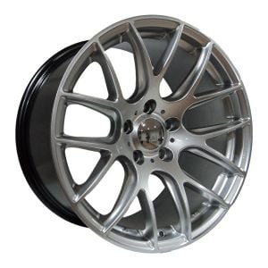 BK 663 9.5X18İNÇ  5X120 ET37 72.56 HYPER SILVER XL ÇELİK JANT
