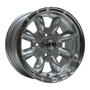 BK 292 6X13inç 4X98 ET10 73.1 SILVER LIP MACHINED ÇELİK JANT