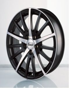 CMS 465 6.5x15inç 4x100 Black Diamond Çelik Jant