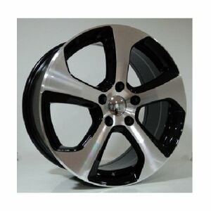 BK 692 7.5x18inç 5x112  ET45 57.1 Black Machined  Replika Çelik Jant