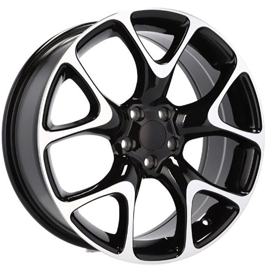 BK 518 8X18İNÇ  5X120 ET35 72.56 BLACK MACHINED ÇELİK JANT