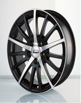 CMS 465 6.5x15inç 4x108 Black Diamond Çelik Jant