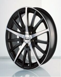 CMS 465 6.5x15inç 4x108 Black Diamond Çelik Jant