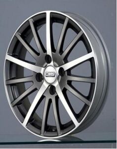 CMS 465 6.5x15inç 4x108 Black Diamond Çelik Jant