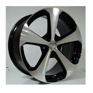 Powcan BK 741 8x18inç 5x112  Black Machined Volkswagen Replika Çelik Jant SCİROCCO GTS