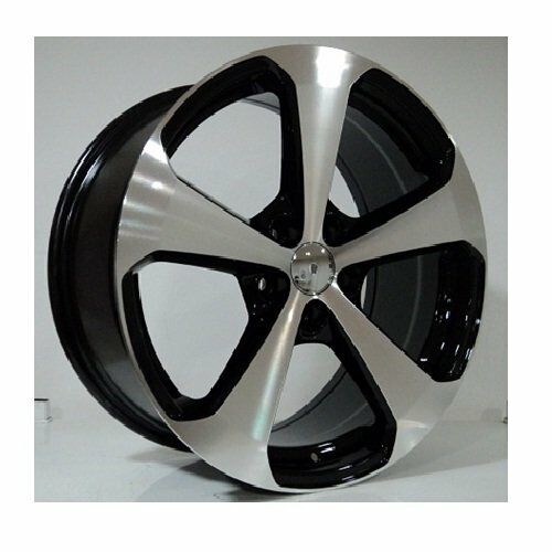 Powcan BK 741 8x18inç 5x100  Black Machined Volkswagen Replika Çelik Jant SCİROCCO GTS