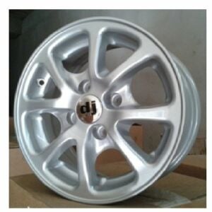 DJ 102 5.5x13inç 4x100 Silver Diamond Çelik Jant
