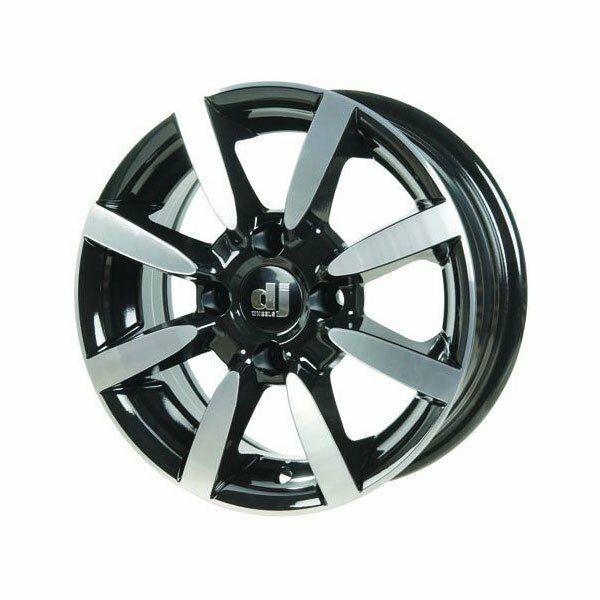 DJ 382 5.5x13inç 4x100 Black Diamond Çelik Jant
