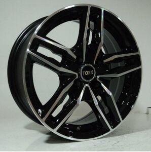 Megatork TORK 2788 6x14inç 4x100 et30 73.1 Silver Machined Çelik Jant