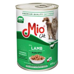 Mio Parça Kuzu Etli Kedi Konservesi 415 gr