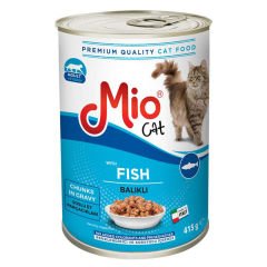 Mio Parça Balıklı Kedi Konservesi 415 gr