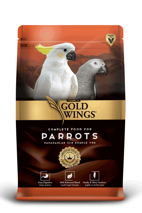 Gold Wings Premium Papağan Yemi 750 gr 5 li Koli