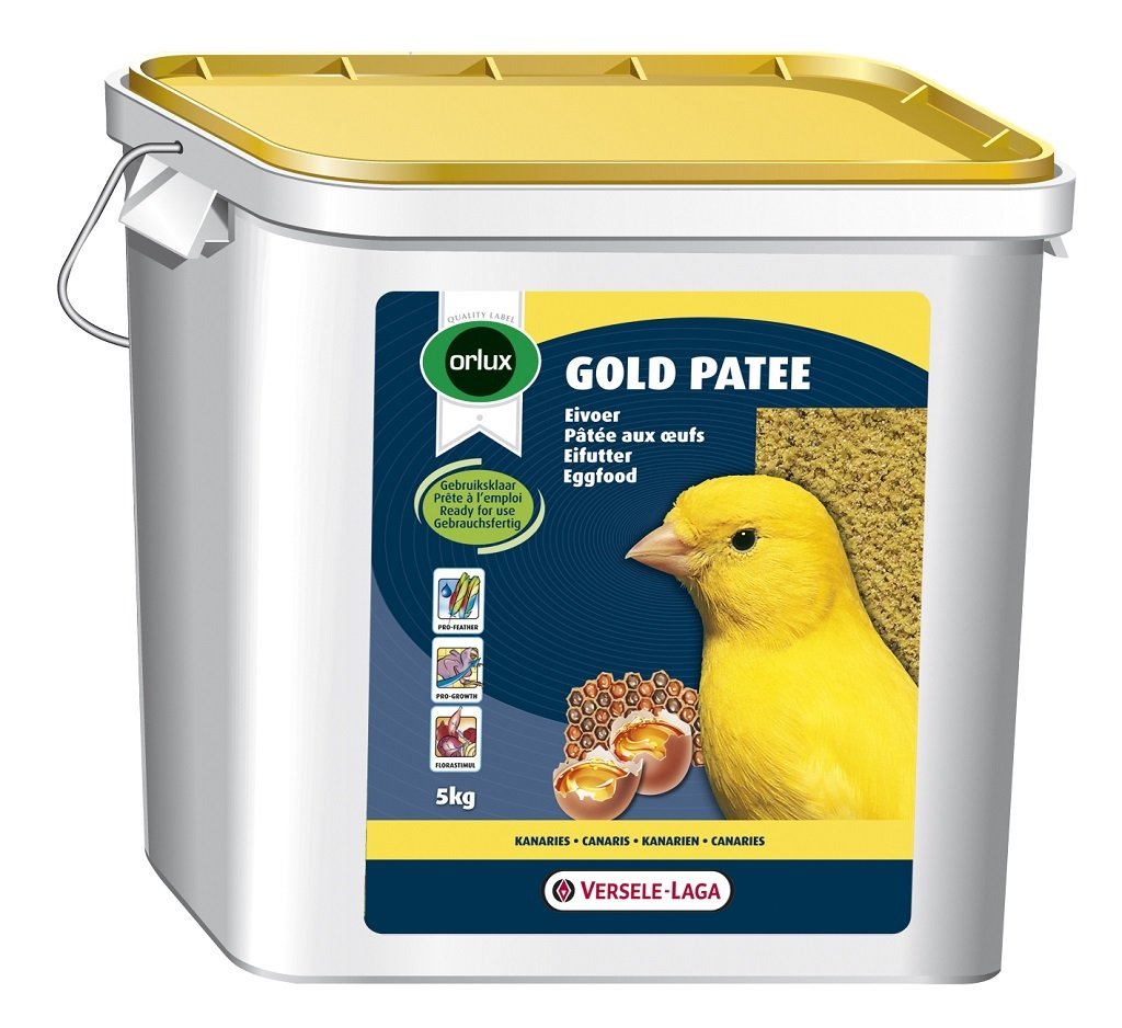 Versele Laga Orlux Gold Patee Ballı Yumurtalı Nemli Kanarya Maması Sarı Kapak 500 gr (Bölünmüş)