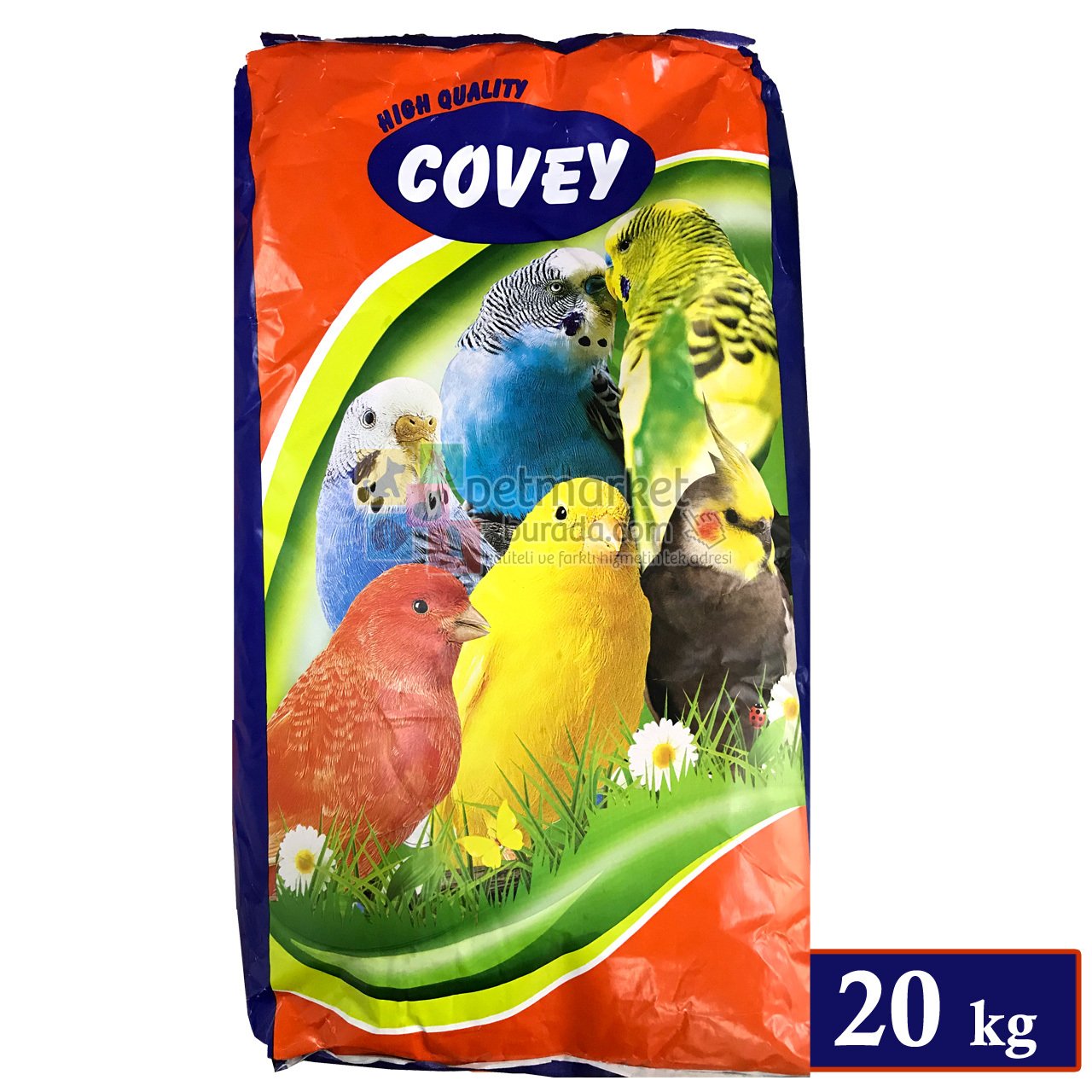 Covey 67 Karışık Muhabbet Kuşu Üretici Yemi 20 Kg