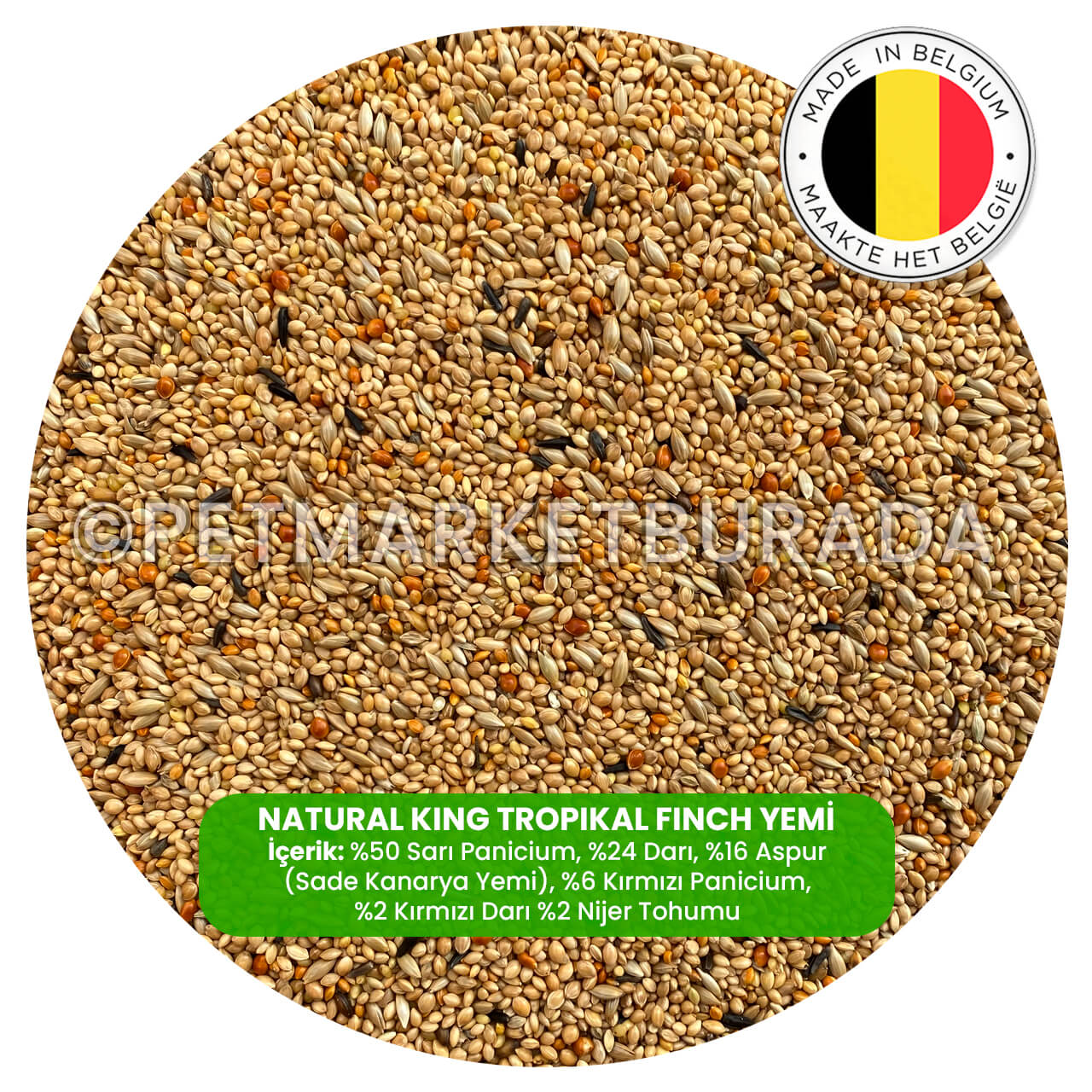 Natural King Tropical Finch Yemi 5 kg (Vakum Paket)