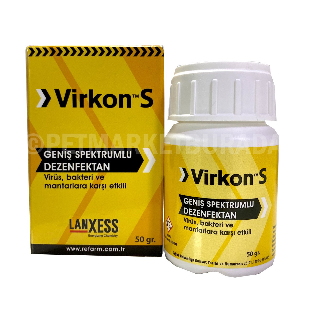 Virkon S Geniş Spektrumlu Dezenfektan 50 g