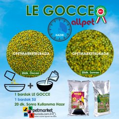 Le Gocce Yellow Green Sarı Yeşil Protein&Vitaminli Özel Mama Nemlendiricisi 5 kg