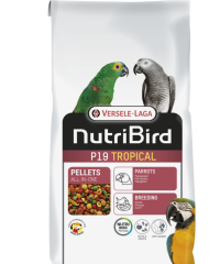 Versele Laga Nutribird P19 Tropical Üreyen Papağanlar İçin Renkli Meyveli Pelet Yem 10 kg