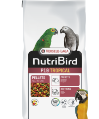 Versele Laga Nutribird P19 Tropical Üreyen Papağanlar İçin Renkli Meyveli Pelet Yem 1 kg (Bölünmüş)