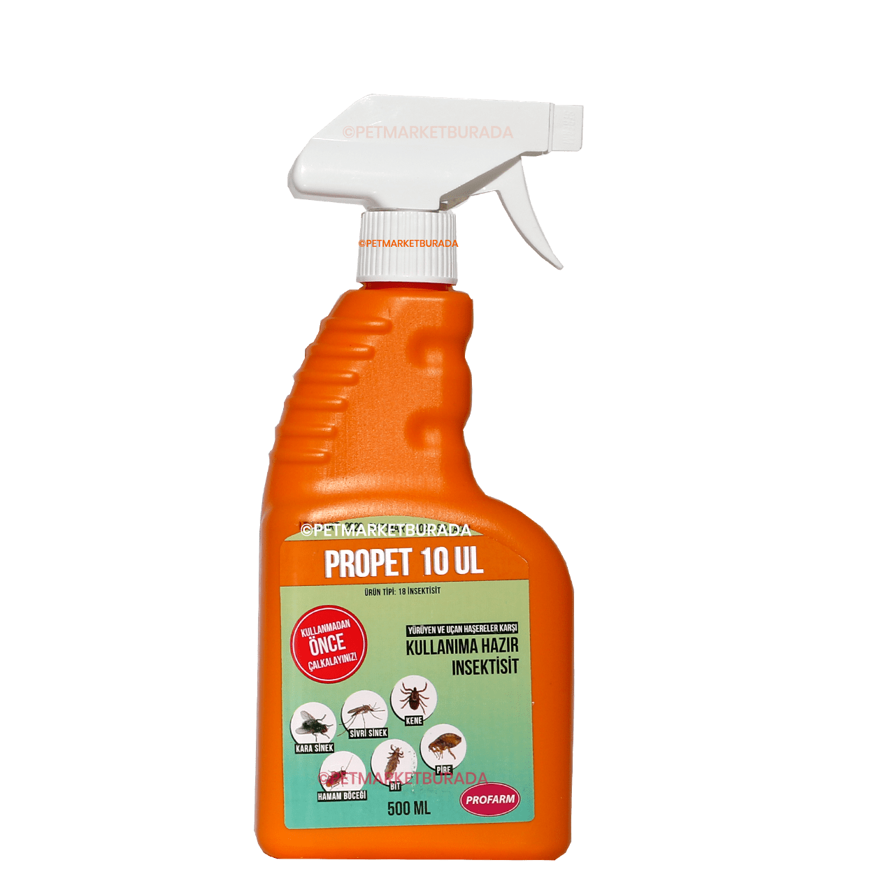 Profarm Propet 10 UL Kullanıma Hazır Sprey Böcek İlacı 500 ml