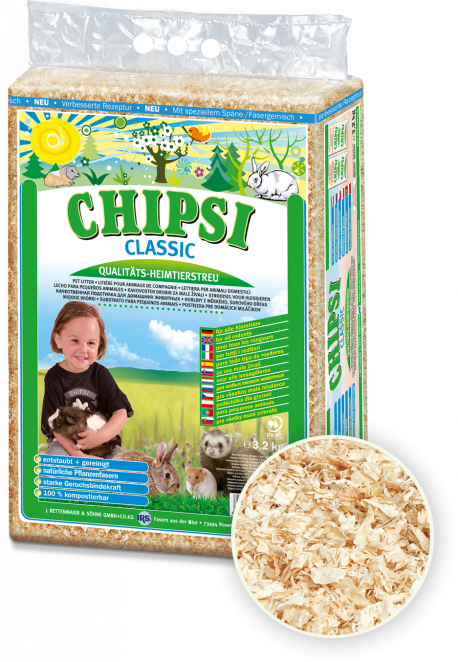 Chipsi Classic (Sade) Aromasız Talaş 60 Lt