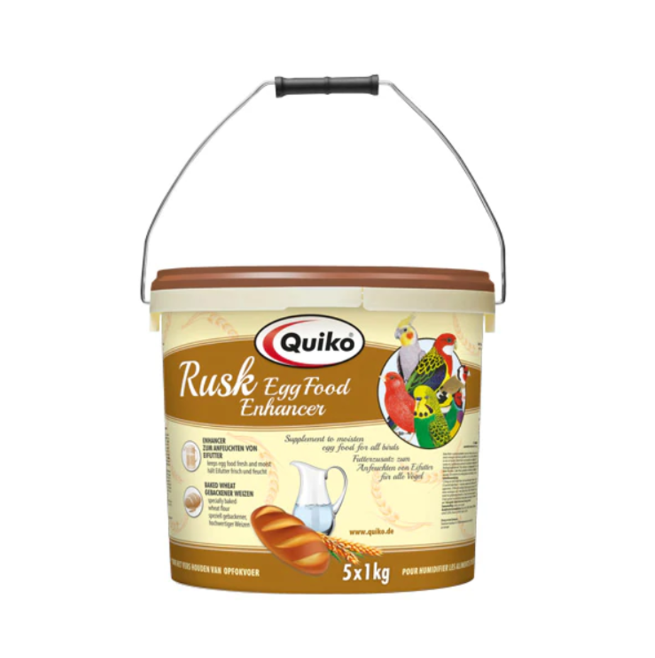 Quiko Rusk Tüm Kuşlar İçin Mama Nemlendiricisi 1 kg (Poşet)