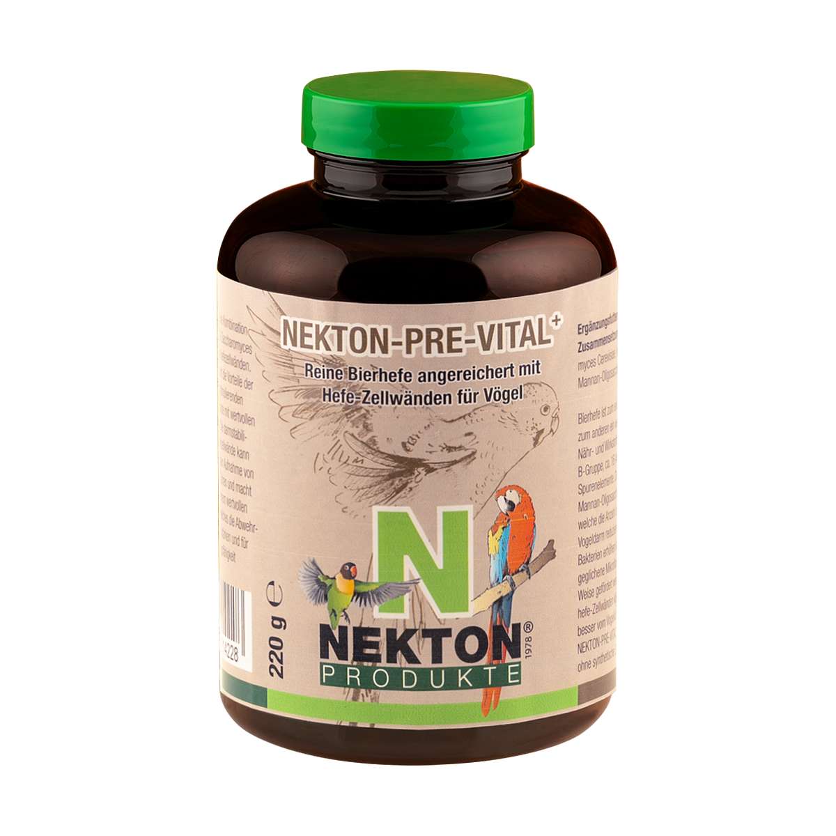 Nekton Pre-Vital+ Prebiyotikli Saf Doğal Bira Mayası 220 gr