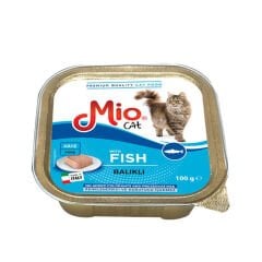 Mio Adut Fish Pate Yetişkin Kediler İçin Balıklı Püre Mama 100 gr
