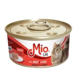 Mio Adut Pate Yetişkin Kediler İçin Dana Etli & Çiğerli Püre Mama 100 gr