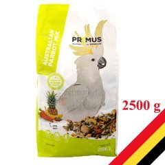 Benelux Primus Premium Kakadu Papağanları İçin Ekstra Meyveli Karışık Yem 2.5 Kg