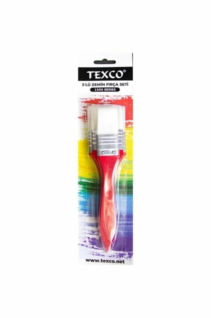 Fırça Texco 1000 Ser3 Lü Zemin Set Kırmızı
