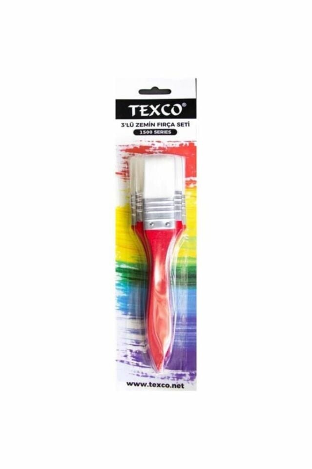 Fırça Texco 1000 Ser3 Lü Zemin Set Kırmızı