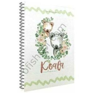 Gıpta Koala Spiralli Karton Kapak Defter A4 100 Yp Kareli