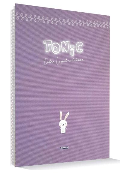Gıpta Tonıc Spiralli Karton Kapak Defter A4 80 Yaprak Kareli
