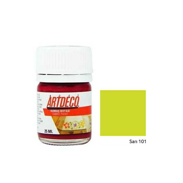 Artdeco Kumaş Boyası 25 Ml Sarı 101