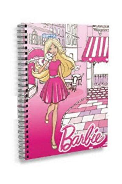 Gıpta Barbıe Spiralli A6 Karton Kapak Defter 80 Yaprak Çizgili